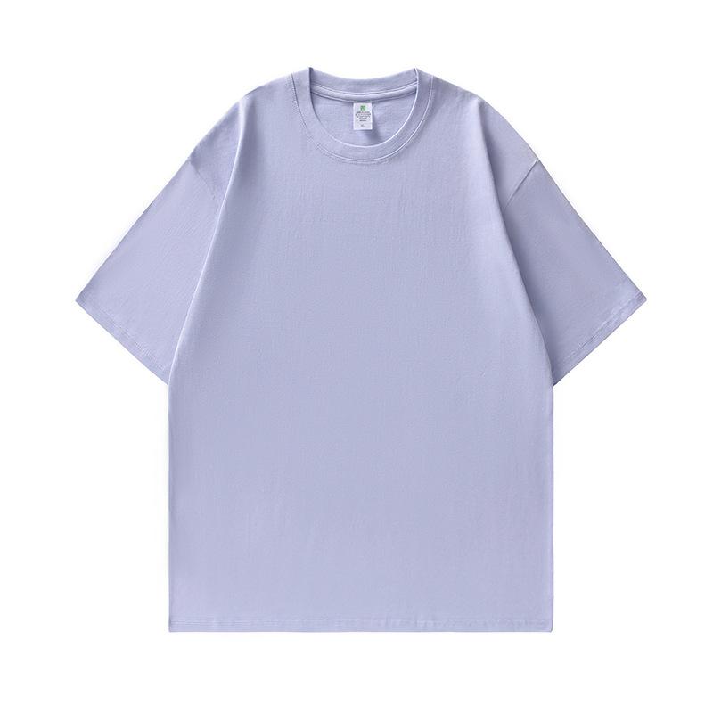 VEZFAA Damenmode Lässig Einfarbig Druck Sommer Frühling Kurzarm O-Ausschnitt Blusen & Hemden