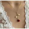 Rose Flower Necklace Custom Charm Necklace Ultimate Rose Flower Beauty and Beast Boho Jewelry Women's Valentine's Day Gift