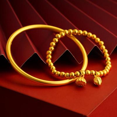 Bracciale Loto Eredità Dorata Vietnamita per Donna: Lunga Durata, Stile Cinese Antico, Resistente al Sbiadimento Simulato