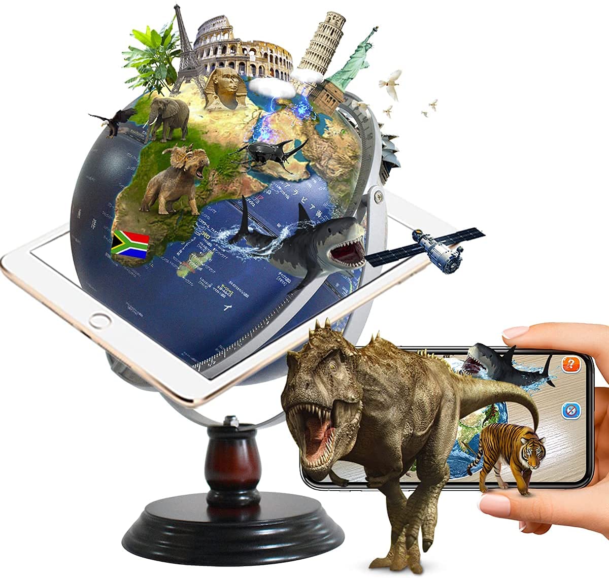 

Говорящий глобус FUN GLOBE (25см (синий))