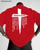 Christian Cross and Bible Verse Graphic Tee for Unisexs Clothing Unisexs Breathable Cotton Perfect for Summer Casual Streetwear