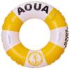 Colac de înot galben supradimensionat pentru adulți, cu două camere de aer și mânere