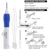 Embroidery & Punch Needle Set with Threader and Cloth 