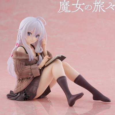 15cm Die Reise von Elaina Anime Figuren GK Modell Elaina Pullover Puppe Sammle Modelle Actionfigur Zimmerdekoration Geschenk für Freunde Spielzeug