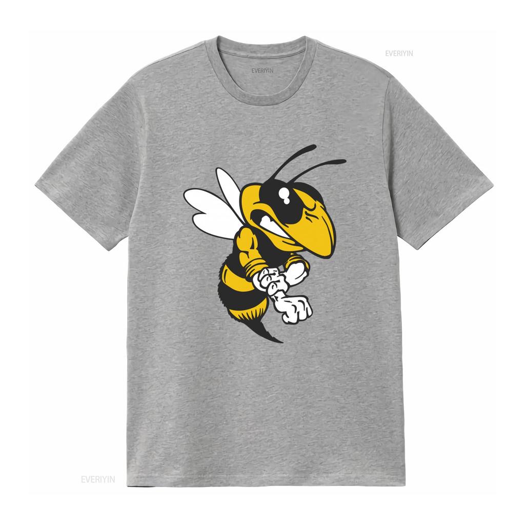 Angry Bee Funny Comic Slogan Cool Vintage Retro T Shirt 2538 Vintage Washed Comfortable Breathable Streetwear Stylish