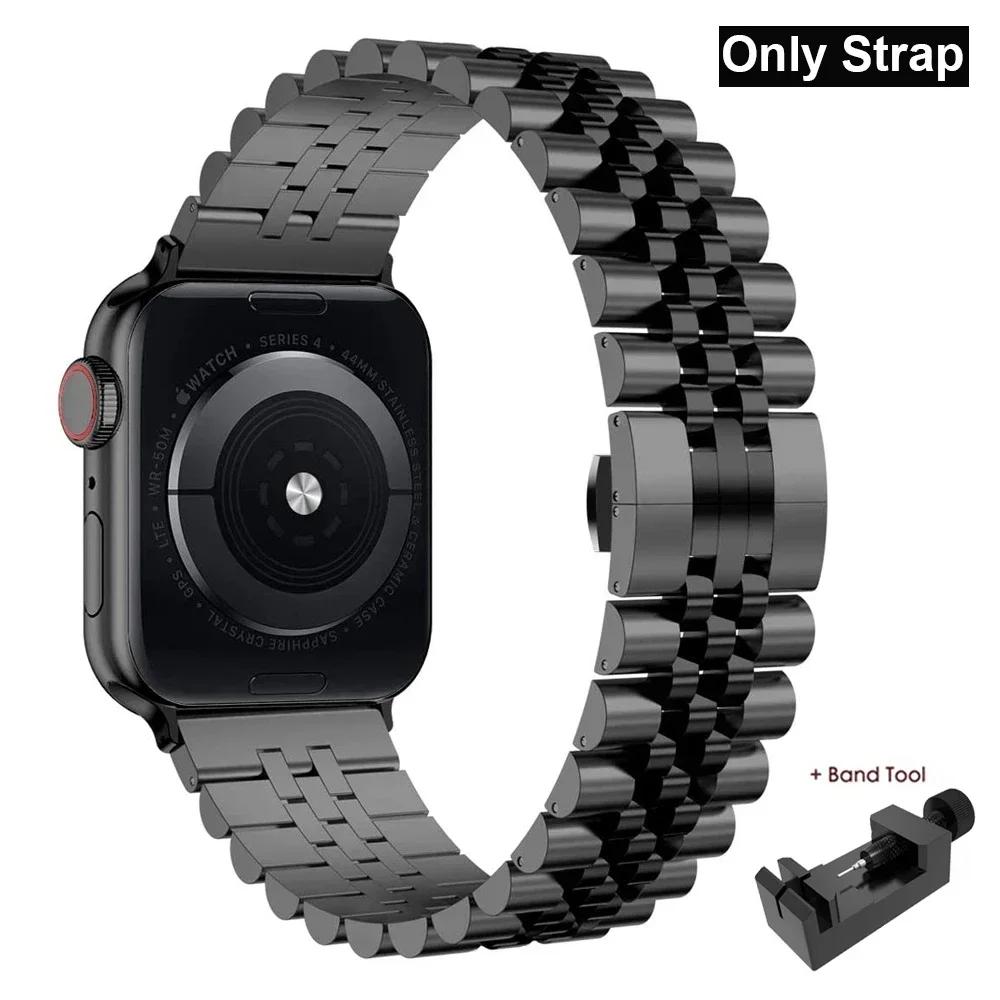 TPU Protector Case+Metal Strap For Apple Watch Ultra Band 49mm 45mm 44mm 41mm 40/38 Stainless steel Bracelet series 3 5 6 se 7 8