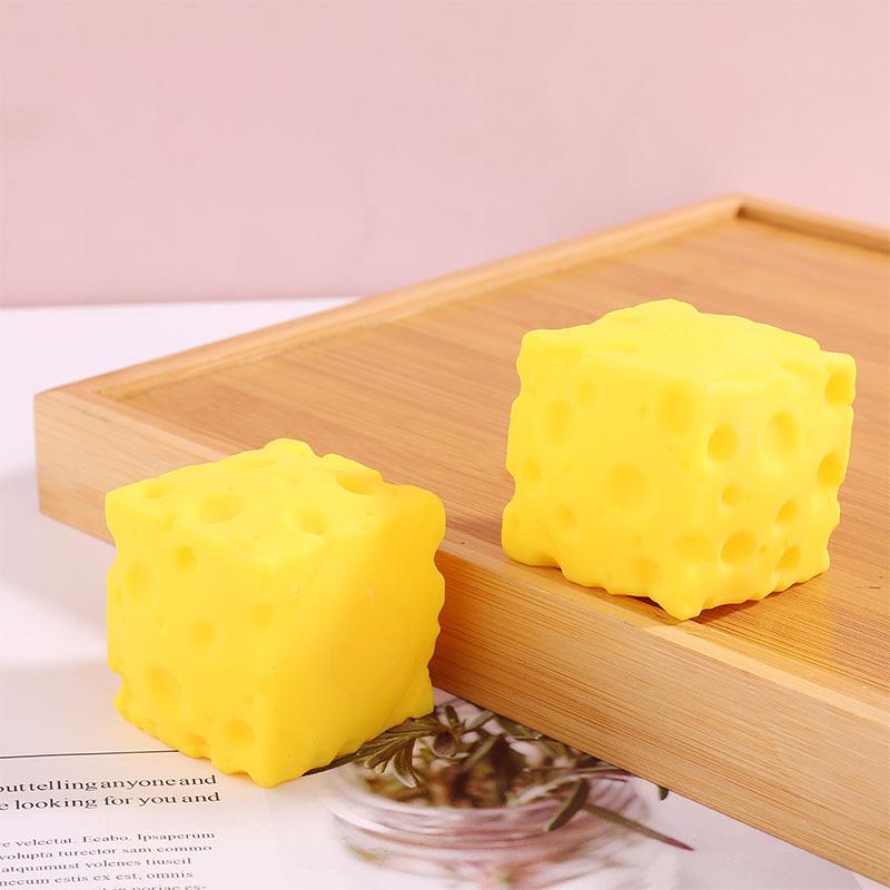 

Simulate Cheese Slow Rebound Pinching Office Decompression Slow Rebound Cheese Pinching Ornament Relax And Decompress And Knead. жёлтый