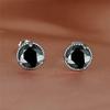 Vintage Screw Back Earrings for Women Men Gold Color Multicolor Zircon Green Blue Black Purple Crystal Wedding Stud Earrings CZ