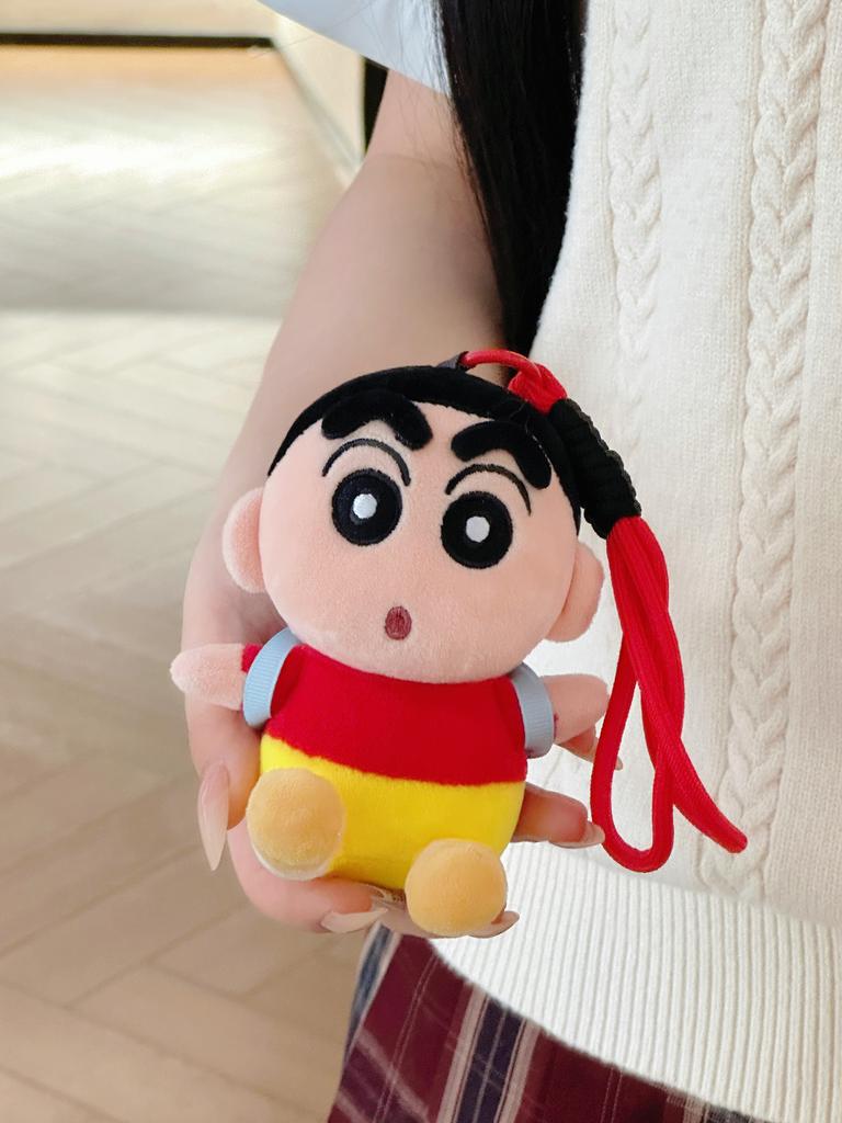 HQ With Tag Crayon Shin-chan Plushies Toy Stuffed Anime Shin Chan Turn Into Waniyama Bee Turtle Doll Backpack Pendant Gift