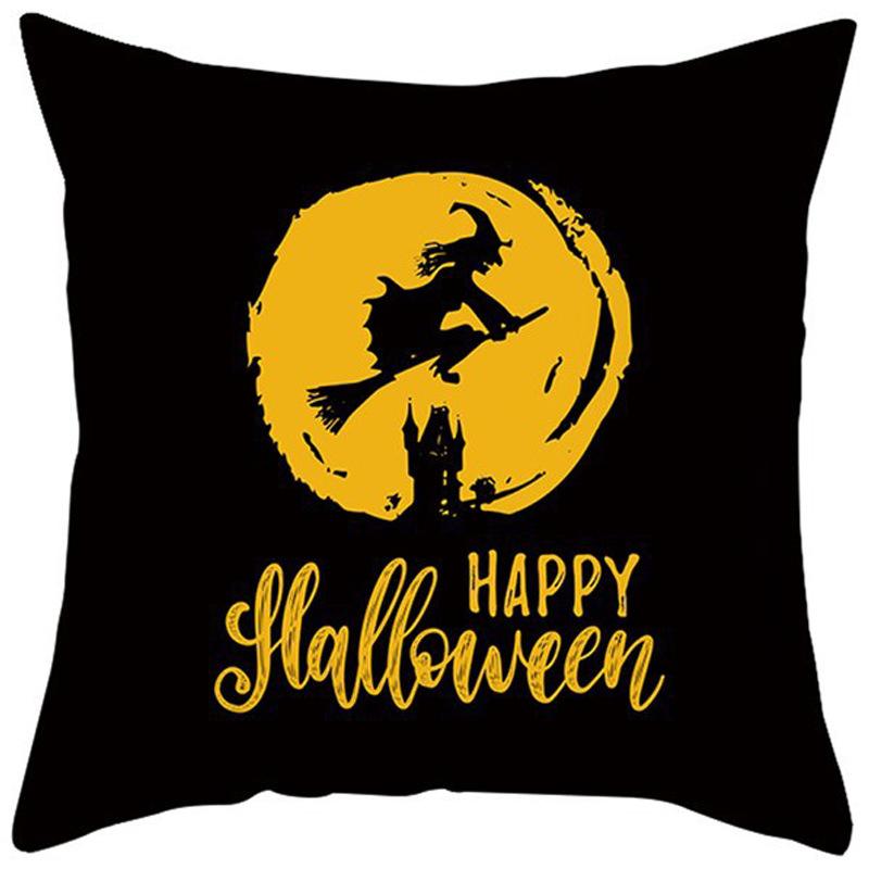 New Halloween Pillow Cover Home Decoration Spoof Pumpkin Sofa Waist Cushion Cushion Cover Pillow Cover