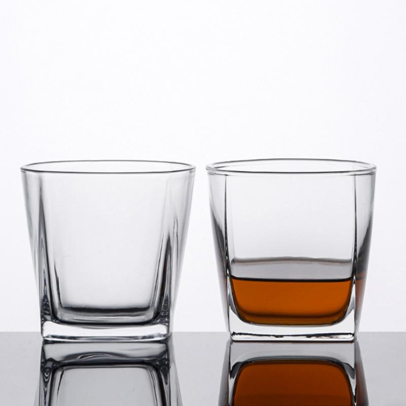 210ml 6pcs Set Classic Thickened Glass Cup Transparent Drinking Utensils Chinese Style Wine Glass Whiskey Beer Cocktail Glasses