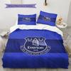 Set Copripiumino Trapuntato con Fantasia Everton Decorazione per la Casa Regalo (1 * copripiumino + 2 * federe senza imbottitura)