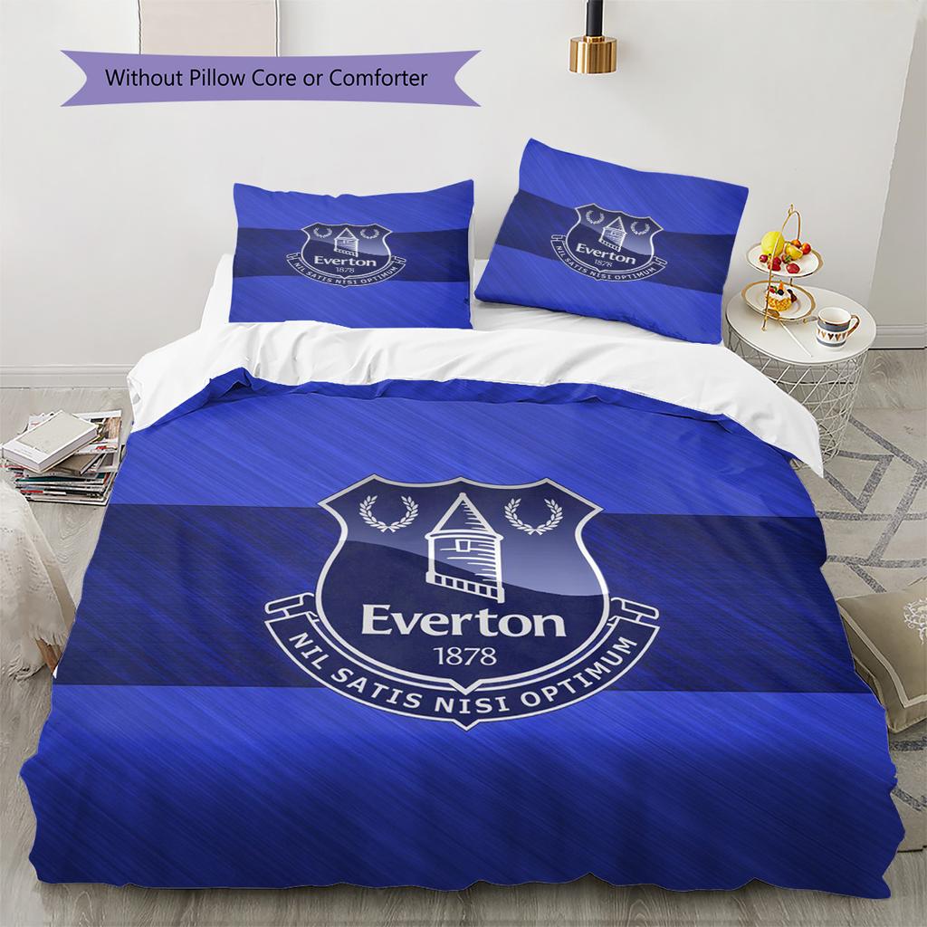 Set Copripiumino Trapuntato con Fantasia Everton Decorazione per la Casa Regalo (1 * copripiumino + 2 * federe senza imbottitura)