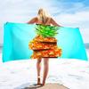 Pineapple Beach Towel ,Lightweight Microfiber Absorbent Quick Dry Sand Free Blanket Towels,Soft Pool Travel Bath Swim Towels