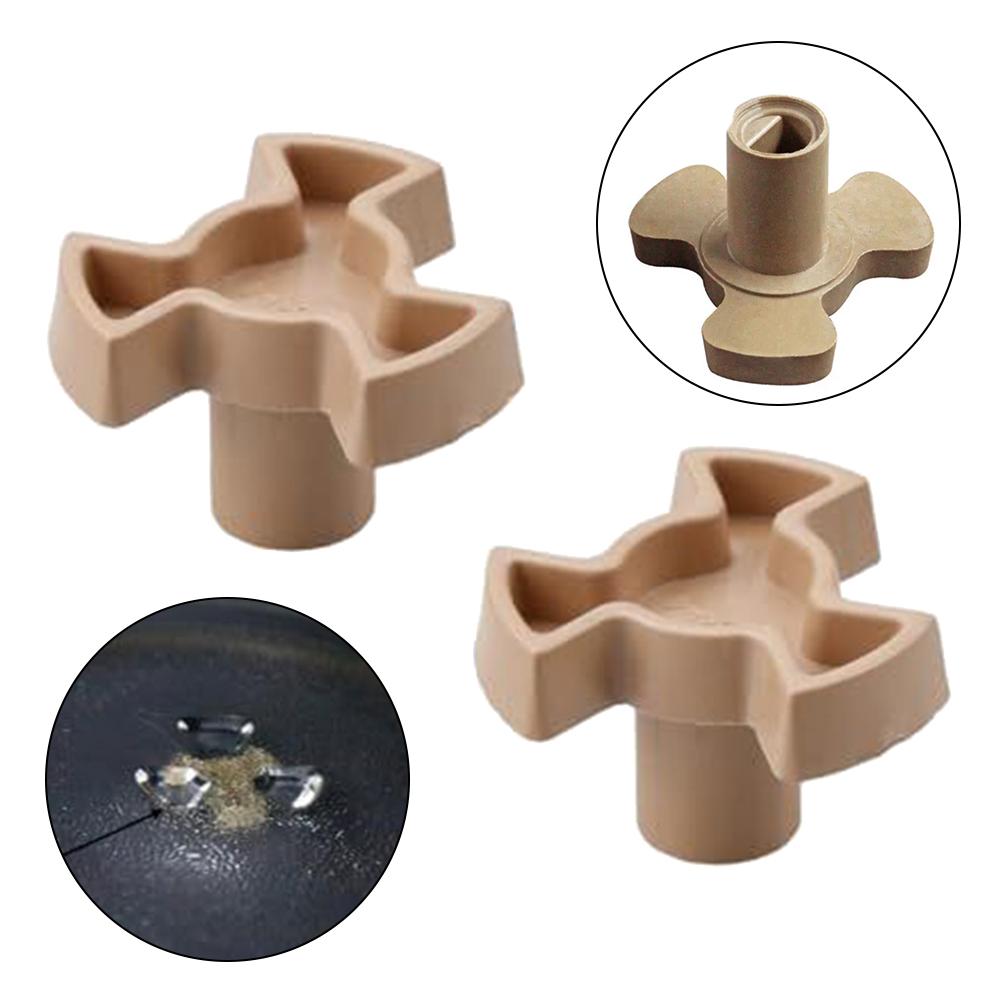 2PCS 15mm Microwave Oven Turntable Coupler Replacement Tray Connecting Shaft Microwave Oven Accessories