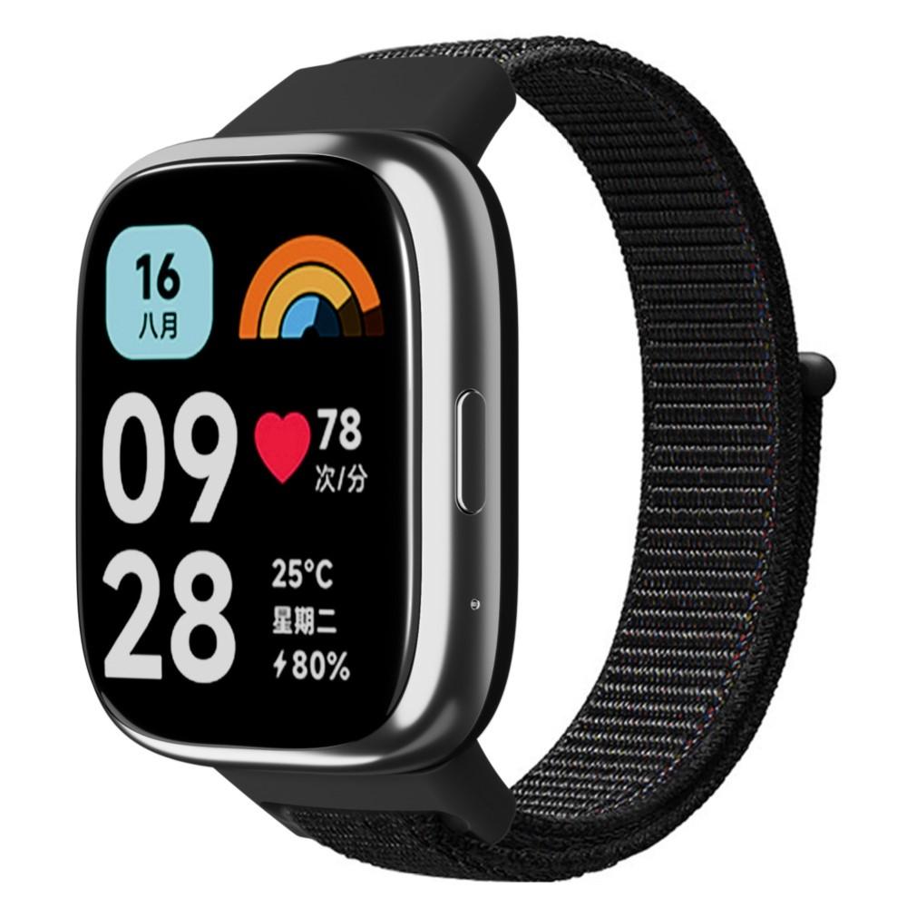 

Original Nylon Loop for Xiaomi Redmi Watch 3 active Straps accessories sport Breathable Replacement Correa for Redmi 3 Lite band Redmi watch 3 actve чорний