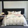 Mercury Home Textiles Luxury A-Class Cotton 4-Piece Bedding Set: Skin-Friendly Duvet Cover, Bed Sheet, Fitted Sheet, Long Staple Cotton