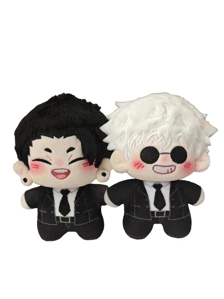 Anime Geto Suguru Gojo Satoru Figura Pelúcia Figura de Ação Pelúcia Poliéster Brinquedos Modelo de Corpo Estrela do Mar Coleção brinquedo infantil Presente 12cm