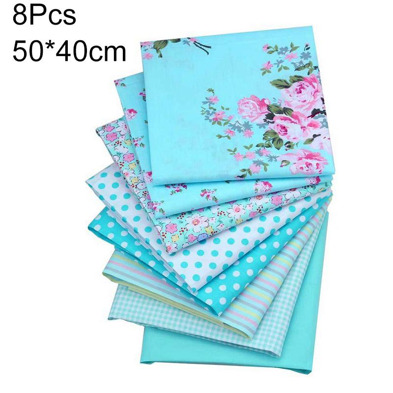 6/7/8 szt. Tkanina patchworkowa 25x25cm Splot skośny DIY Drukowana 40x50cm Tkanina bawełniana Materiał do pikowania i szycia Zestaw