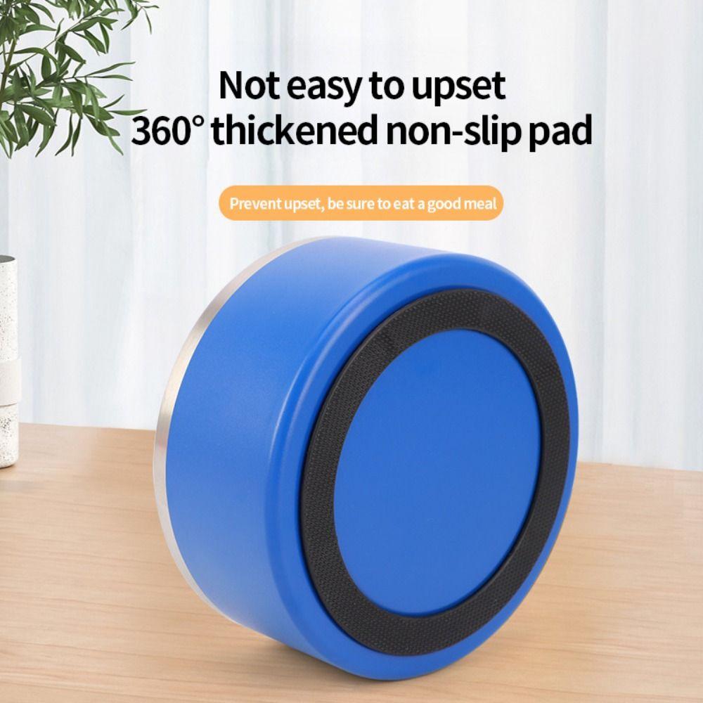 Round Pet Dog Food Feeder Environmental Pet Feeding Bowl Portable Dog Bowl  Cats