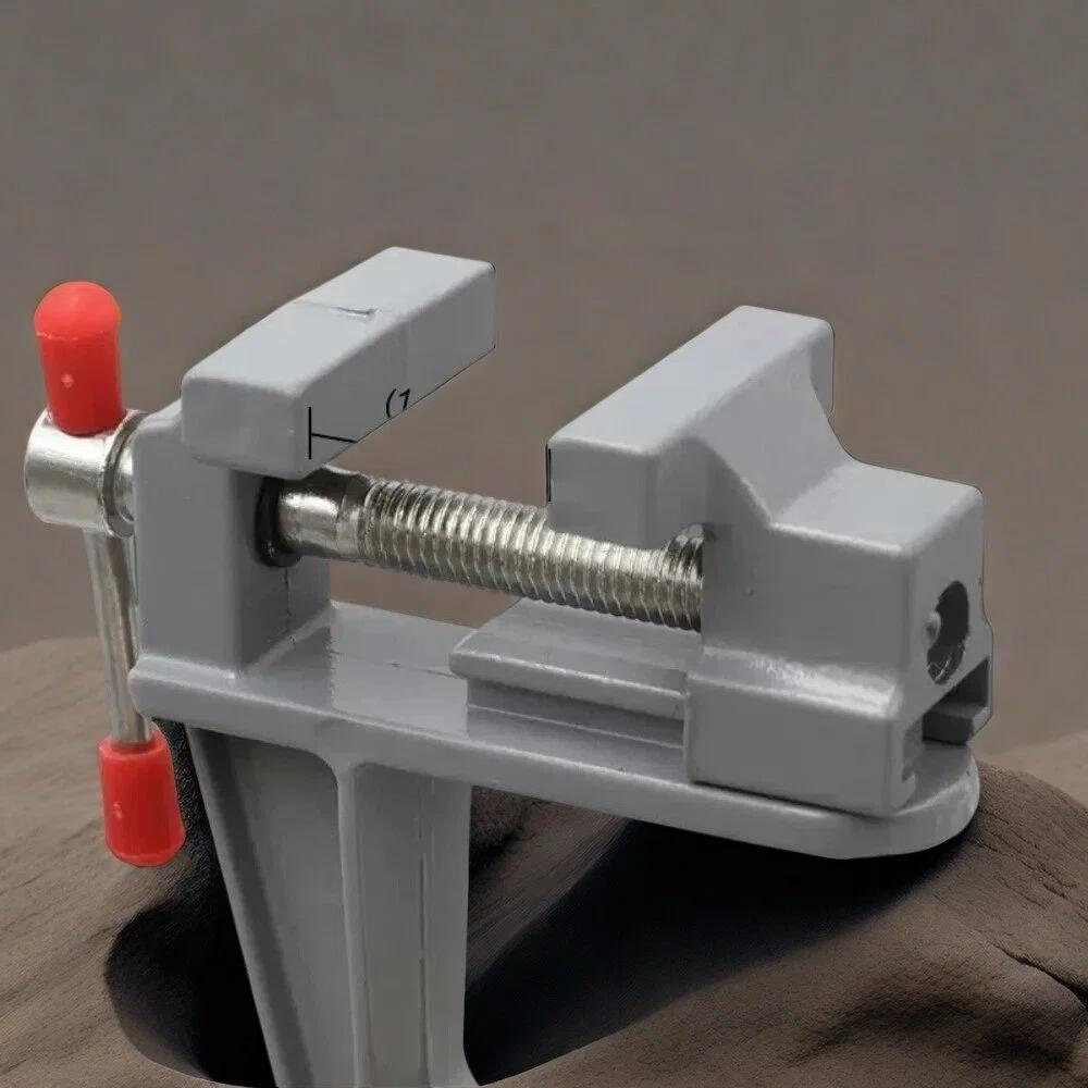 35MM Aluminium Alloy Table Bench Clamp Vise Multi-functional Bench Vise Table Screw Vise for DIY Craft Mold Fixed Repair Tool