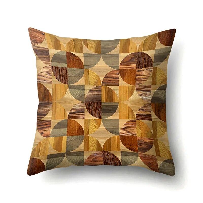 Ретро геометрический узор с принтом наволочка домашний декор 40x40cm