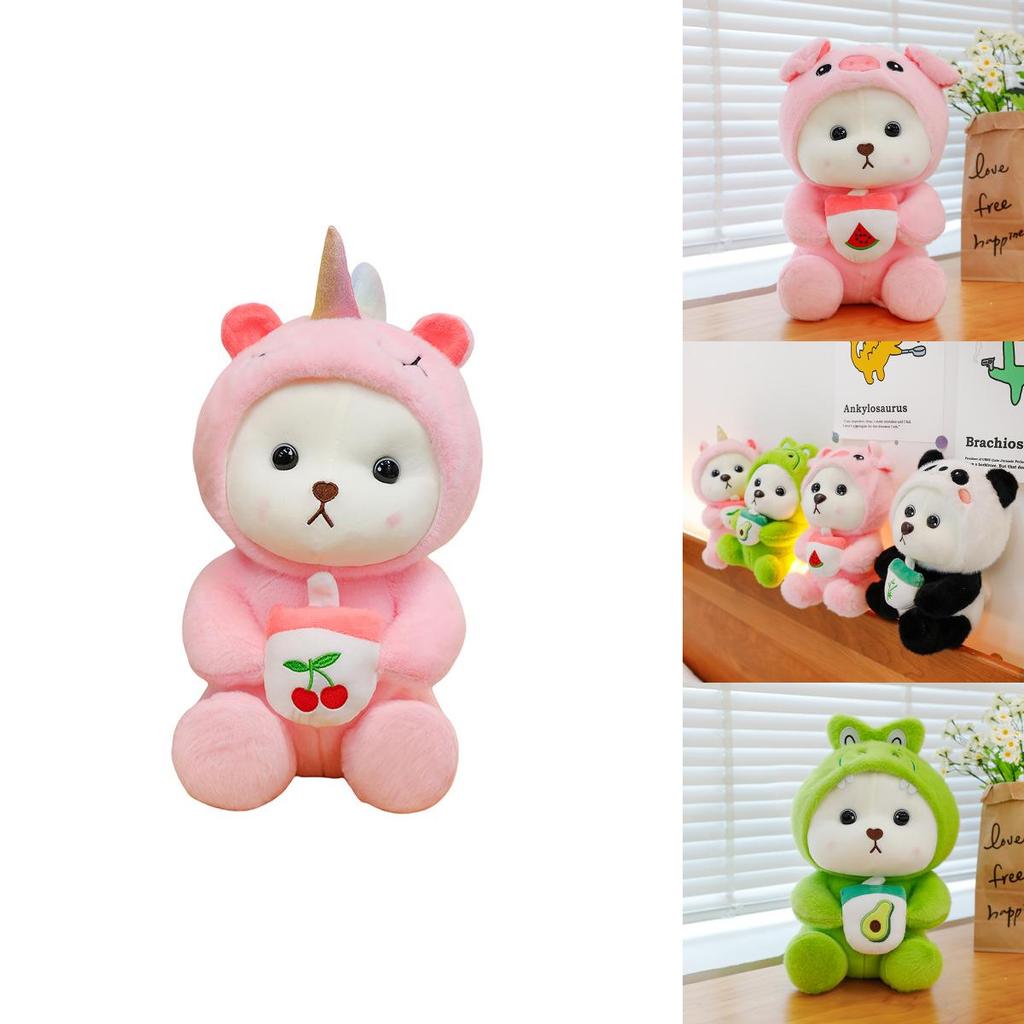 Plüschtier Panda mit kurzem Plüschmaterial für Kinder und Sammler