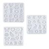 Early Riser DIY Resin Mold: Silicone Molds for Cartoon Animal & Geometric Pendants, Earrings (Rabbit, Bear, Butterfly, Flower)