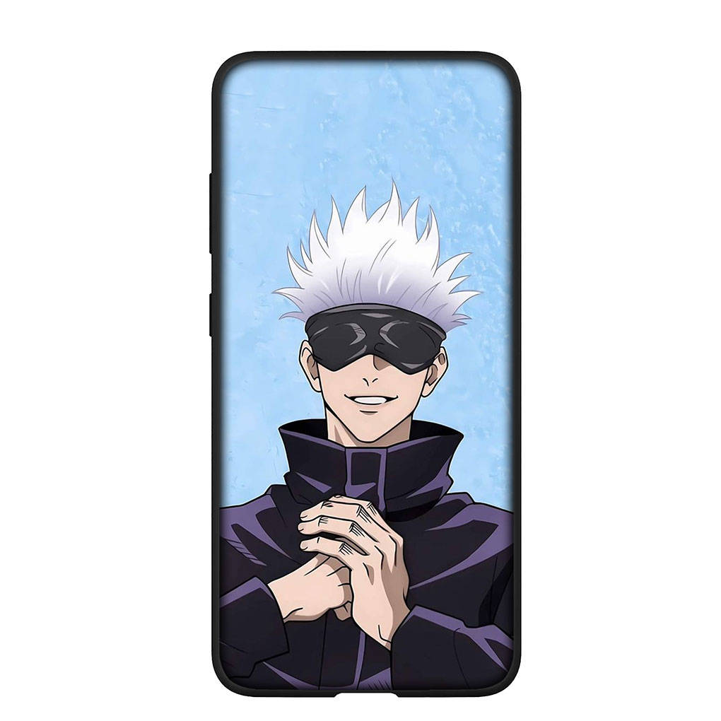 Phone Case for Samsung Galaxy S25 S24 S23 iPhone 16 15 Xiaomi Redmi Note 14 13 12 16E X 11 Pro Max Moto Huawei Comics Jujutsu Kaisen Gojo Satoru Cover