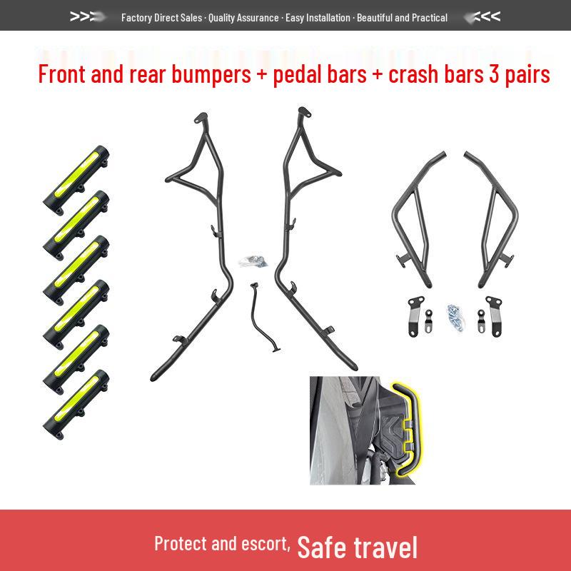 Full Coverage Bumpers & Bars for 26 Wuji SR250GT Scooter Models