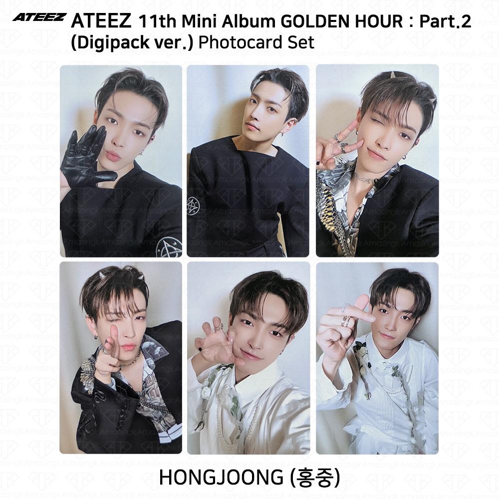 ATEEZ 11. minialbum Golden Hour Part.2 Digipack Ver Oficiální fotokarta KPOP