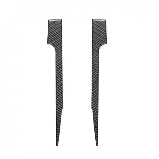 Carbon Fiber Interior Central Console Side Cover Trim For Ford Mustang 2005-2009