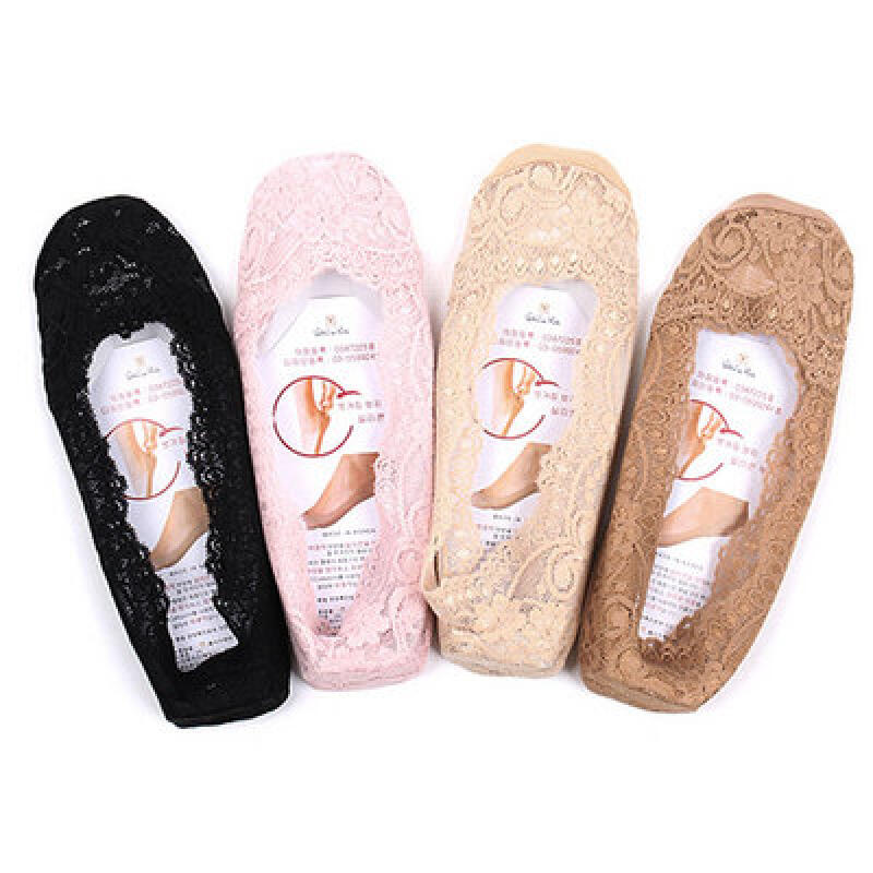 

Носки Laura - Полностью силиконовые кружевные носки 9405 Beige