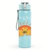 1PC Sunset Sunflower Retro Boho Art Print 750ml Portable Sports Water Bottle Leakproof Travel Gym Drink Cup