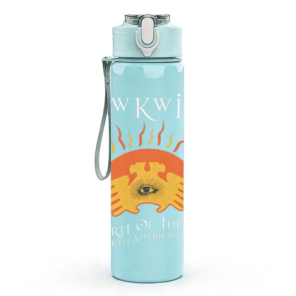 1PC Sunset Sunflower Retro Boho Art Print 750ml Portable Sports Water Bottle Leakproof Travel Gym Drink Cup