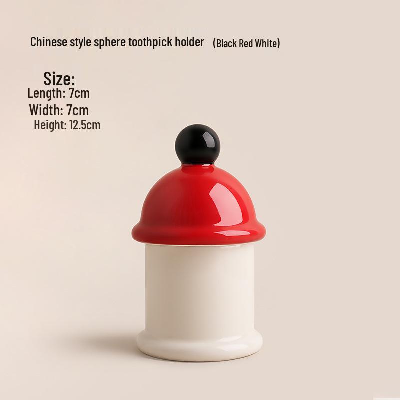 Beihanmei Vintage Style Decorative Toothpick Holder - High-End Creative Home Ornament