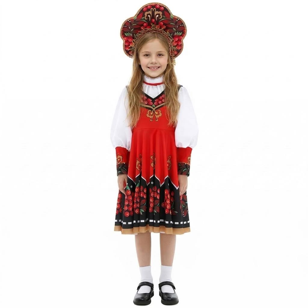 Classic Traditional Russian Dance Costumes European Princess-style Dresses Prince Mongolian Dance Stage Performance Outfits