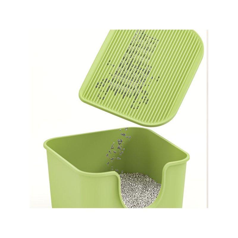 

Cat Litter Mat Anti-Belt Growing Sand Mat Filter Cat Litter Door Mat Anti-Splash Sand Mat Pet Pad Pet Supplies White 49.5cm x 39cm