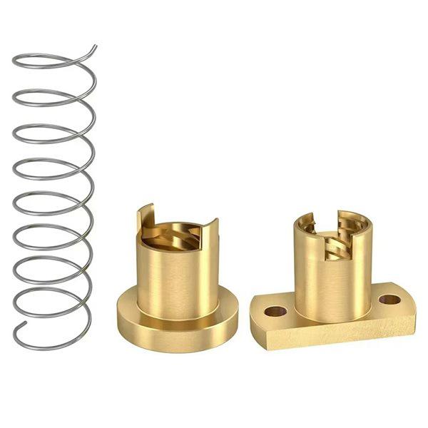 8-Color Brass T8 Lead Screw Copper Backlash Eliminator for 3D Printers