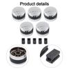 3PCS/5PCS/6pcs Gas Grill Control Knobs Replacement Non-slip Rotary Switches Fit BBQ Gas Grill For Oven Stove Round Accessories
