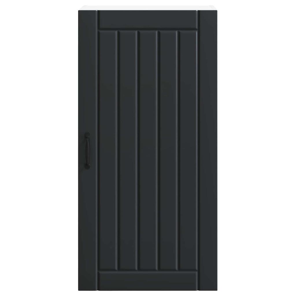 Wall Cabinet LUCCA Black 50 X 31 X 100 Cm Particleboard