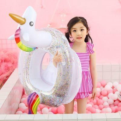 Baby Schwimmring Sonnenschirm Schwimmboot Hockerring Verdickt Kinder Wasserspiel Sonnenschutz Sitzring Netz