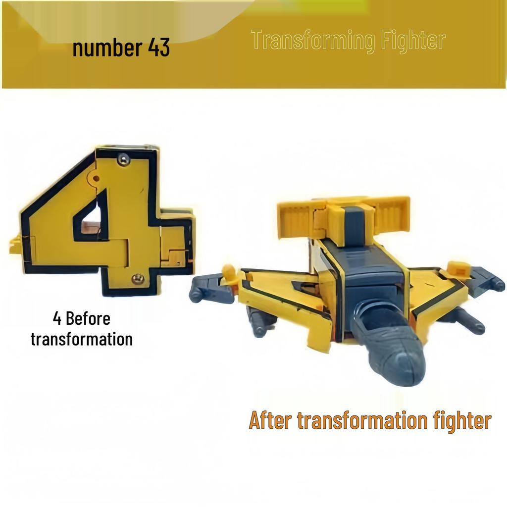 Children's Educational Robot Building Blocks: Transforming Digital Autobot Letters