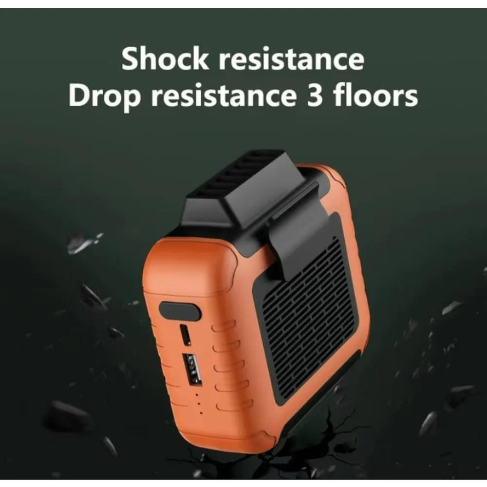 Persönlicher Hüftventilator zum Aufhängen, Super-persönlicher Ventilator, tragbarer Hüftventilator für die Arbeit im Freien, Reisen, Innen- und Bürobereich