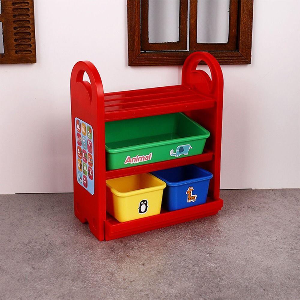 1/6 Scale Dollhouse Miniature Storage Rack Doll Scene Decoration Toy  Miniature Display