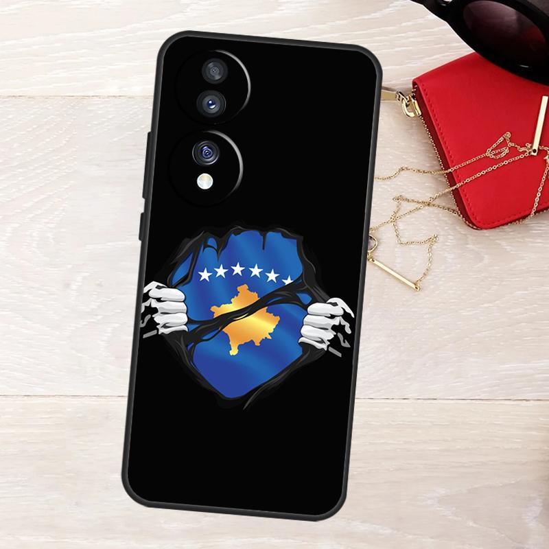 Kosovo National Flag Case For Honor 200 Pro 400 Lite 50 70 90 X9a X9b X9c X9d X8a X8b X8c Magic 5 6 7 8 Pro Cover