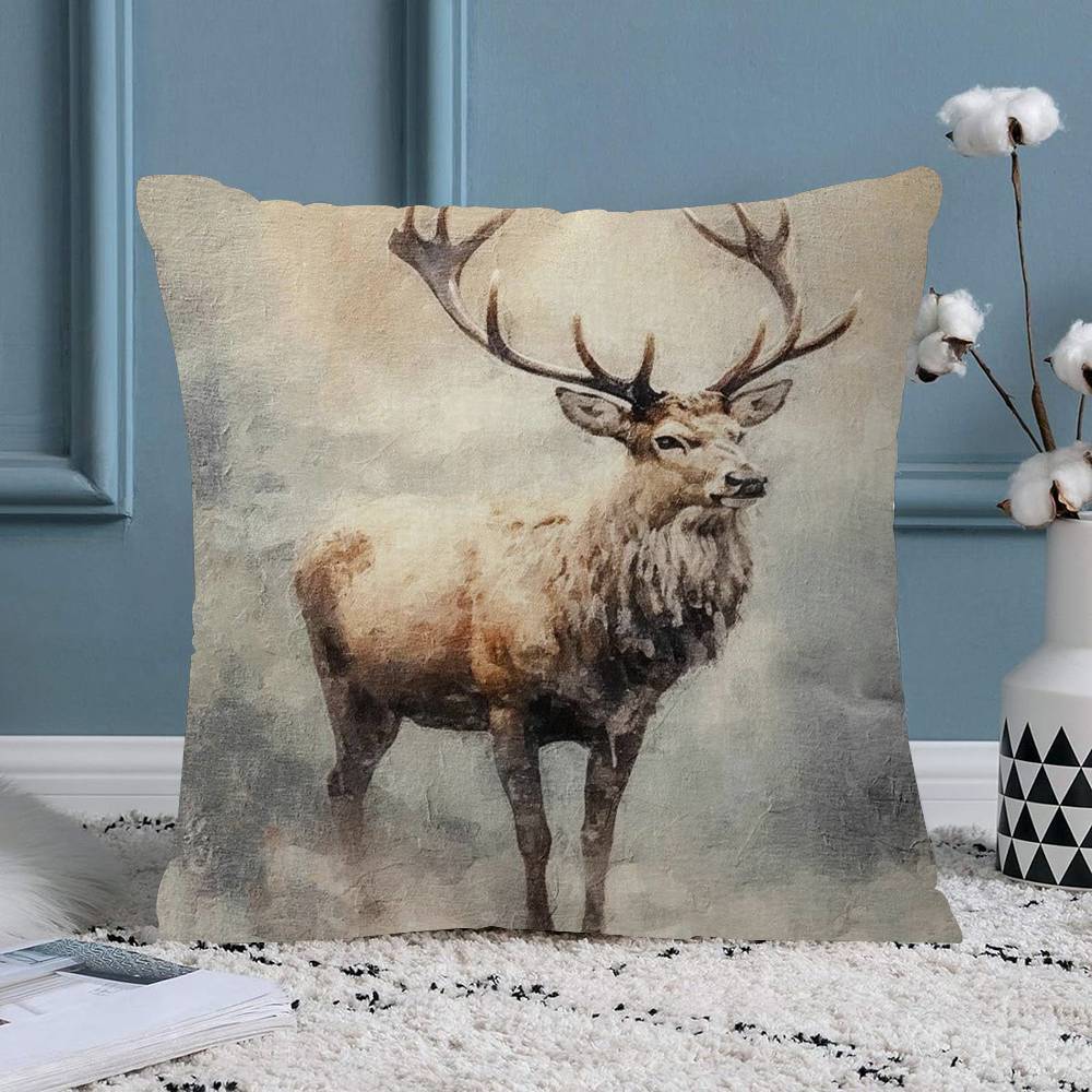 Lovely Wild Animal Dee Cushion Cover Pillowcase Upholstery Sofa Throw Pillow Home Decor Pillowcas