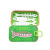 Sardine Print Mini Tin Storage Box Portable Multifunctional Container for Jewelry Pills Earbuds Coins Daily Life Use