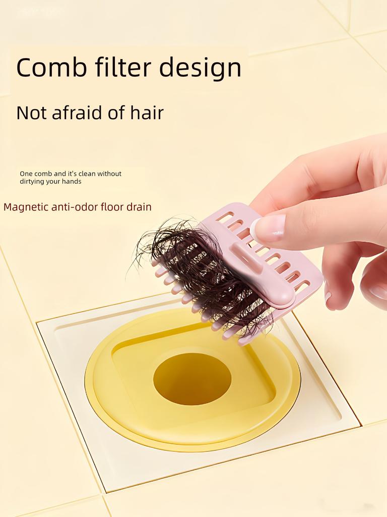 Universal Bathroom Drain Hair Filter Net, Anti-Odor Device, Renovation Tool, Sewer Sealing Cover, Sealing Plug