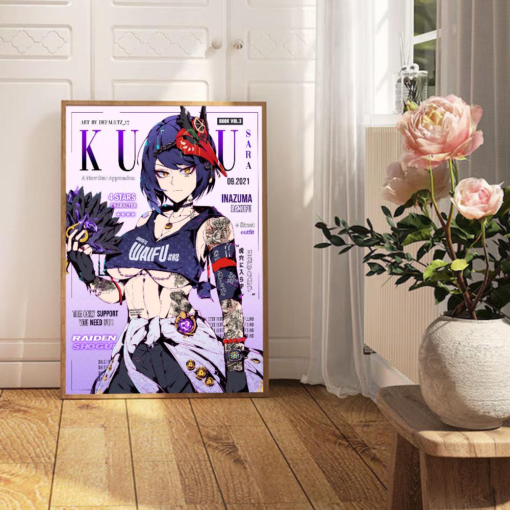 Genshin Impact Good Quality Prints And Posters Whitepaper Prints Posters Artwork Wall Decor